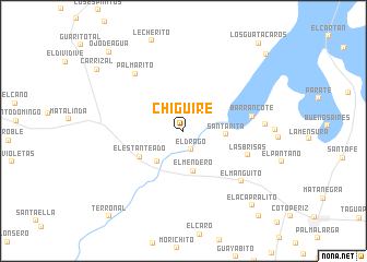 map of Chigüire