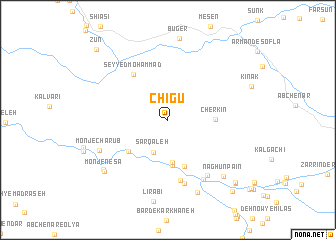 map of Chīgū