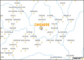 map of Chigwere