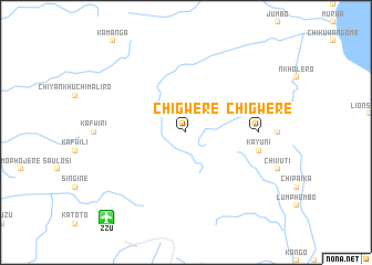 map of Chigwere