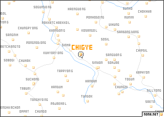 map of Chigye