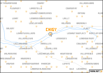 map of Chigy