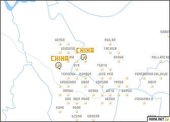 map of Chiha