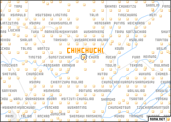 map of Chih-chu-chi