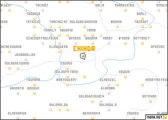 map of Chihda