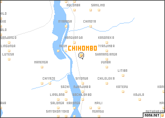 map of Chihombo