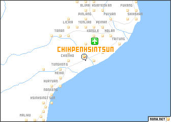 map of Chih-pen-hsin-ts\