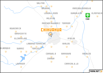 map of Chihuahua