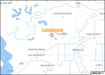 map of Chihuahua