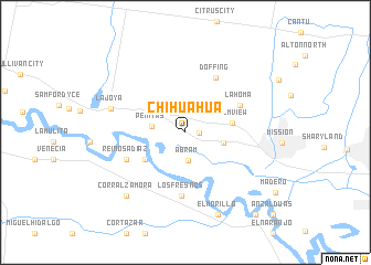 map of Chihuahua