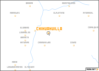 map of Chihuahuilla