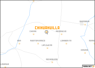 map of Chihuahuilla