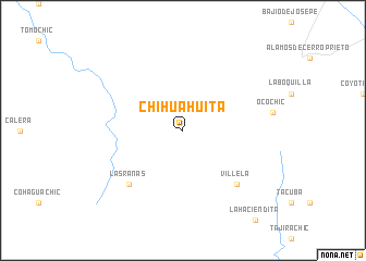 map of Chihuahuita