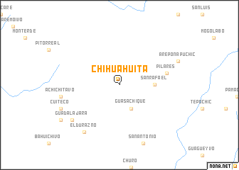 map of Chihuahuita
