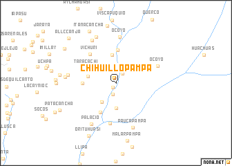 map of Chihuillopampa