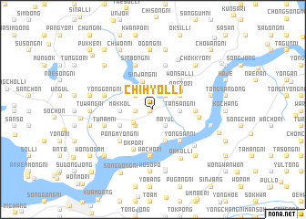 map of Chihyŏl-li