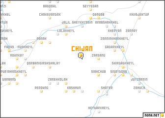 map of Chī Jān