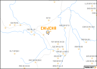 map of Chijcha