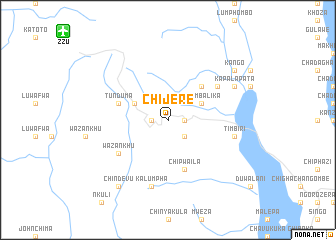 map of Chijere