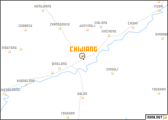 map of Chijiang