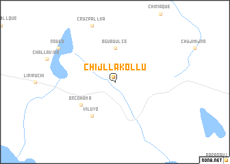 map of Chijlla Kollu