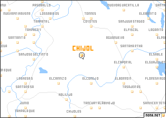 map of Chijol