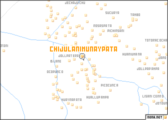 map of Chijulani Munay Pata