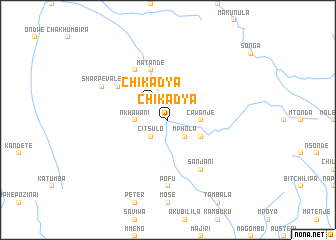 map of Chikadya