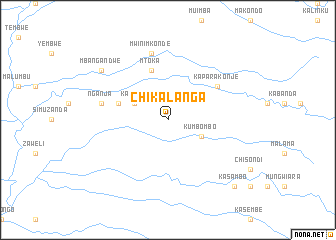 map of Chikalanga