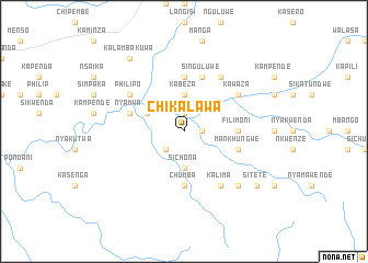 map of Chikalawa