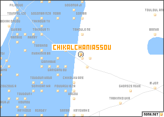 map of Chikal Chaniassou