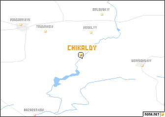 map of Chikaldy