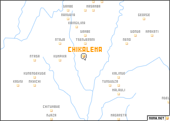 map of Chikalema