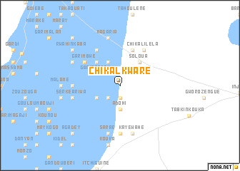 map of Chikal Kwaré