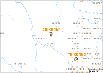 map of Chikanda