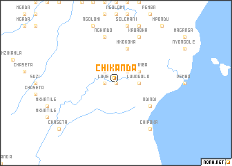 map of Chikanda