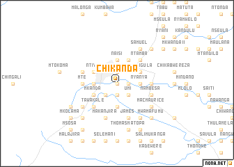 map of Chikanda