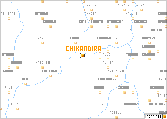 map of Chikandira