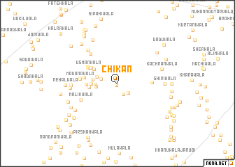 map of Chikan