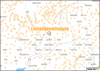 map of Chikar Bāhiān Khurd