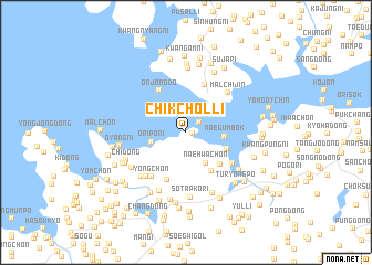 map of Chikchŏl-li
