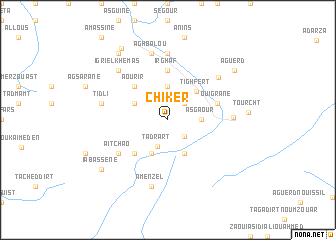 map of Chiker