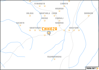 map of Chikeza