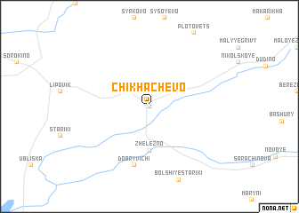 map of Chikhachëvo