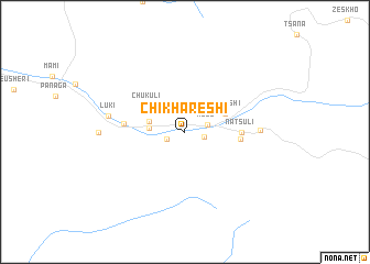 map of Chʼikhareshi