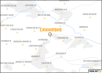 map of Chikhirovo