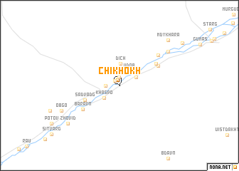 map of Chikhokh