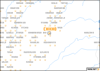 map of Chikho