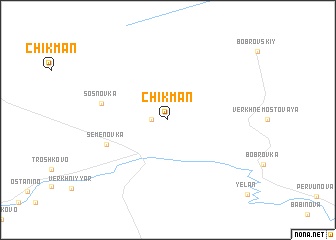 map of Chikman
