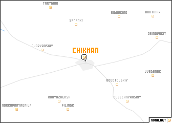 map of Chikman